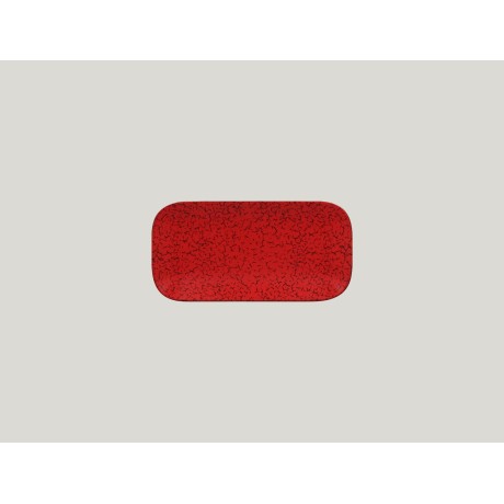 RAK Ruby talíř obdélníkový 22 × 11 cm – červená | RAK-RBAURPM22