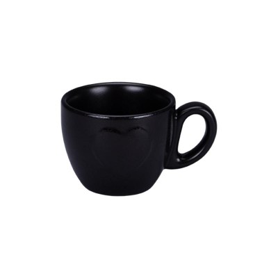 Cliché šálek na espresso 9 cl, černý