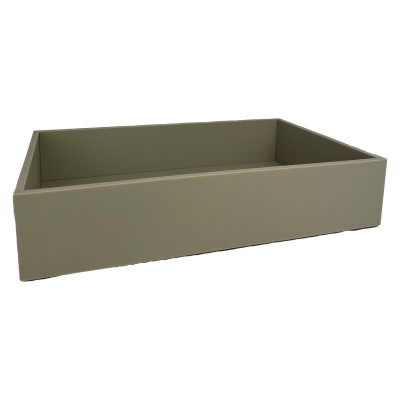 T-Collection box akryl, khaki, 530x325x75 mm