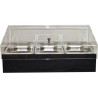 Chladicí box pro gastronádoby s krytem GN 1/1, černý