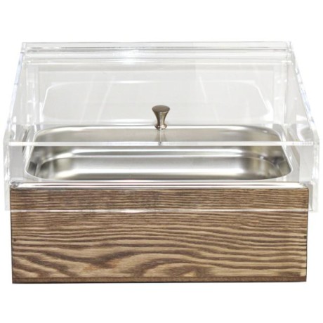 Chladicí box pro gastronádoby s krytem GN 1/2, jasan