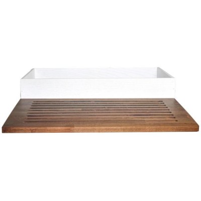 Box na pečivo s deskou na krájení GN 1/1, bílý