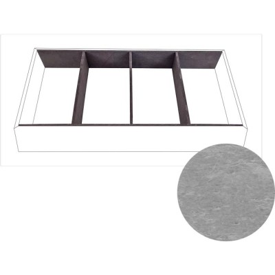 Příborník GN 1/1, dekor beton