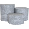 Podstavec kulatý HPL, pr.223 mm, v: 120 mm, dekor beton
