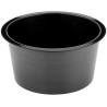 Vložka pro podstavec, melamin, pr. 250 mm, v: 125 mm, černá