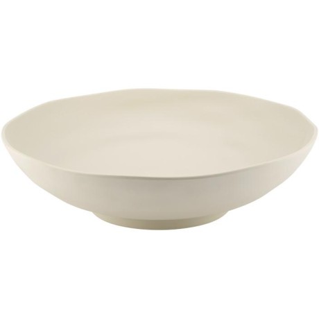Mísa oválná, pr. 338 mm, v: 92 mm, pergamenová