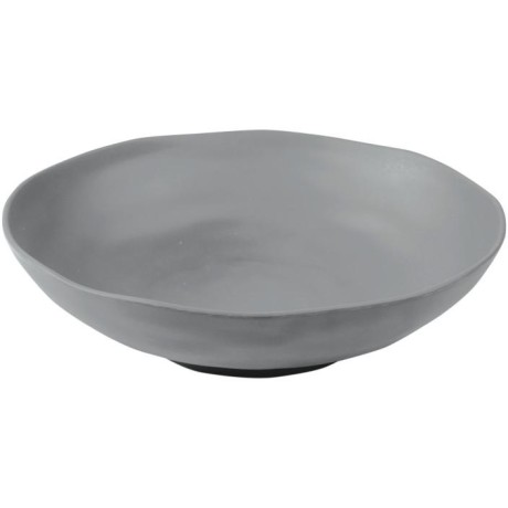 Mísa oválná, pr. 338 mm, v: 92 mm, šedá