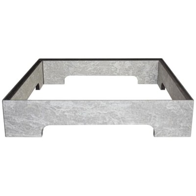 Stojan čtvercový, 365x365x75 mm, dekor beton
