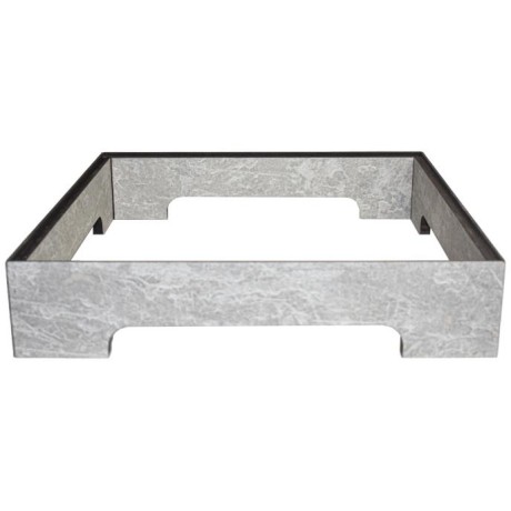 Stojan čtvercový, 365x365x75 mm, dekor beton