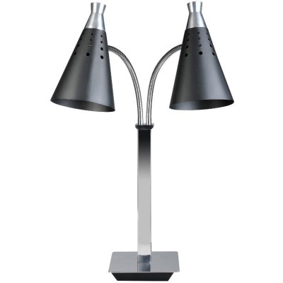 T-Collection ohřívací lampa flexibilní 230 V, dvojitá, černá