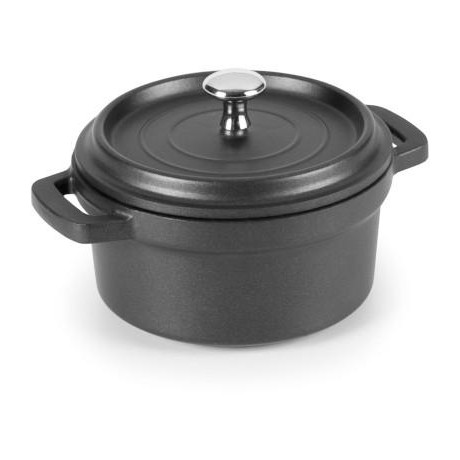 Hrnec Mini kulatý, pr. 10 cm, černý