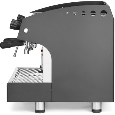 Kompaktní automatický kávovar Julia, 2-skupinový, HENDI, Černá, 230V/2700W, 475x563x(H)530mm