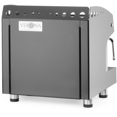 Kompaktní automatický kávovar Julia, 2-skupinový, HENDI, Černá, 230V/2700W, 475x563x(H)530mm