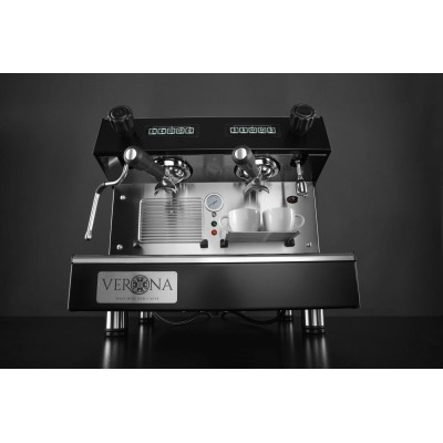 Kompaktní automatický kávovar Julia, 2-skupinový, HENDI, Černá, 230V/2700W, 475x563x(H)530mm