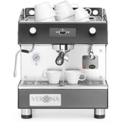 Kávovar Romeo Easy 1 pákový, poloautomatický, černý, HENDI, 230V/1800W, 375x530x(H)485mm