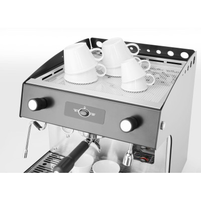 Kávovar Romeo Easy 1 pákový, poloautomatický, černý, HENDI, 230V/1800W, 375x530x(H)485mm