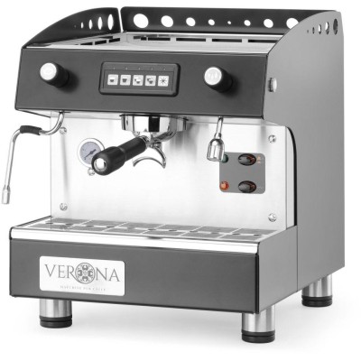 Automatický 1-skupinový kávovar Romeo, HENDI, Kávovar VERONA ROMEO, 1pákový - automatický, 230V/1800W, 375x530x(H)485mm