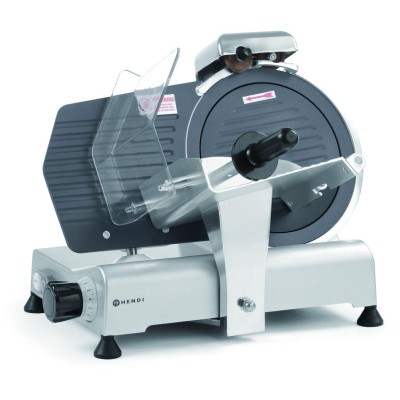 Nářezový stroj 250 s teflonovou vrstvou, HENDI, Kitchen Line, 230V/150W, 494x402x(H)398mm