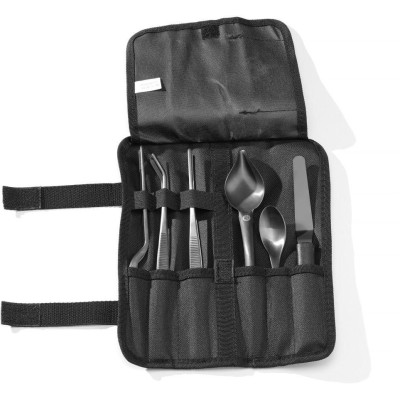 Sada nádobí pro kuchaře, 6 ks, černá, HENDI, 255x25x(H)100mm