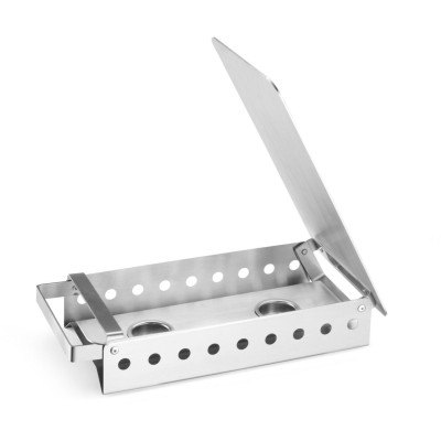 Ohřívač talířů se 2 držáky na svíčky, HENDI, 330x180x(H)65mm