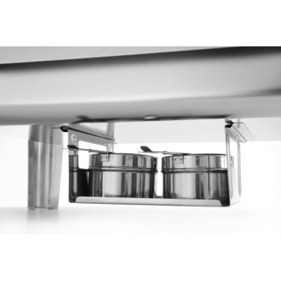 Chafing GN 1/1 saténový vzhled, HENDI, Profi Line, 9L, 570x430x(H)290mm