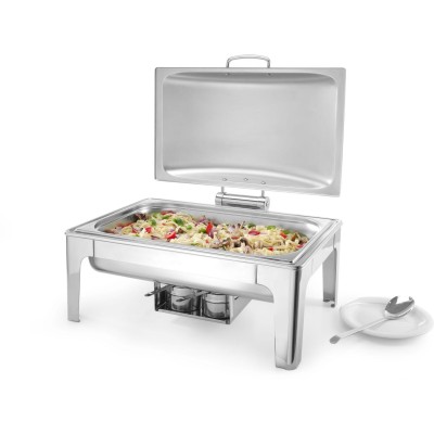 Chafing GN 1/1 saténový vzhled, HENDI, Profi Line, 9L, 570x430x(H)290mm