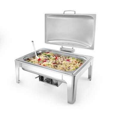 Chafing GN 1/1 saténový vzhled, HENDI, Profi Line, 9L, 570x430x(H)290mm