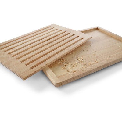 Prkénko na krájení chleba, HENDI, Tmavé dřevo, 475x322mm