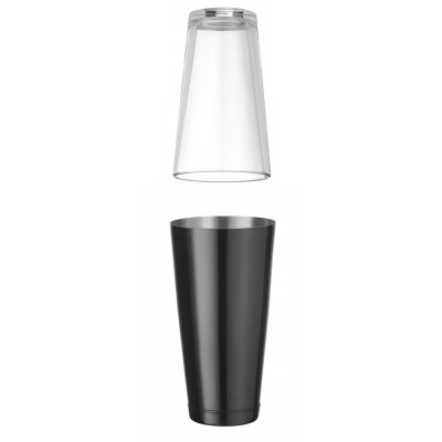 Bostonský šejkr, BarUp, 0,8L, Černá, ⌀x(H)mm