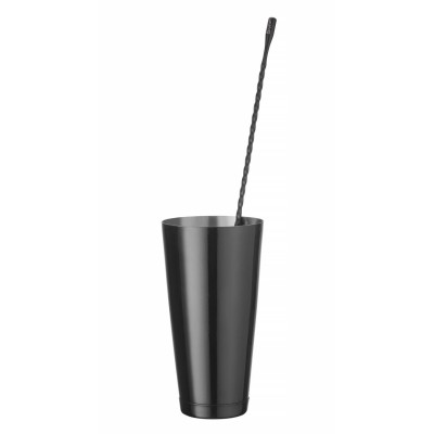 Bostonský šejkr, BarUp, 0,8L, Černá, ⌀x(H)mm