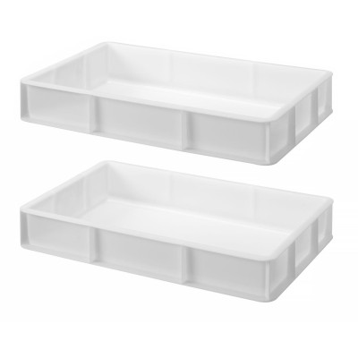 Krabice na těsto na pizzu GN1/1, HENDI, GN 1/1, Bílá, 530x325x(H)90mm