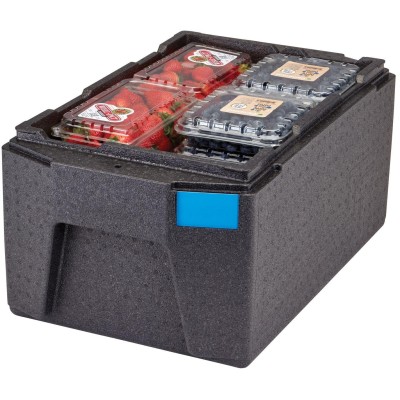 Termoizolační box Cam GoBox, horní plnění, GN 1/1, 46 l, Cambro, Černá, 680x400x(H)321mm