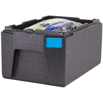 Termoizolační box Cam GoBox, horní plnění, GN 1/1, 46 l, Cambro, Černá, 680x400x(H)321mm