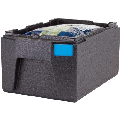 Termoizolační box Cam GoBox, horní plnění, GN 1/1, 46 l, Cambro, Černá, 680x400x(H)321mm
