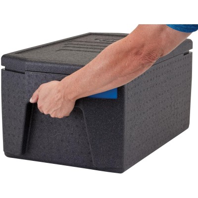 Termoizolační box Cam GoBox, horní plnění, GN 1/1, 46 l, Cambro, Černá, 680x400x(H)321mm