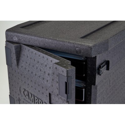 Termoizolační box Cam GoBox, horní plnění, GN 1/1, 86 l, Cambro, GN 1/1, 86L, Černá, 640x440x(H)625mm