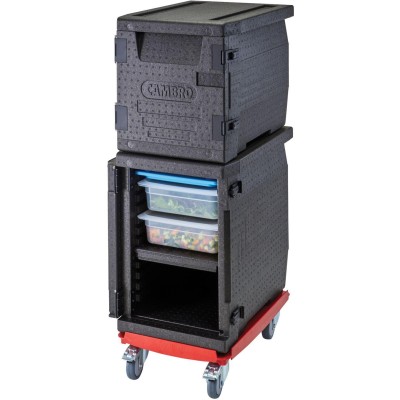 Termoizolační box Cam GoBox, horní plnění, GN 1/1, 86 l, Cambro, GN 1/1, 86L, Černá, 640x440x(H)625mm