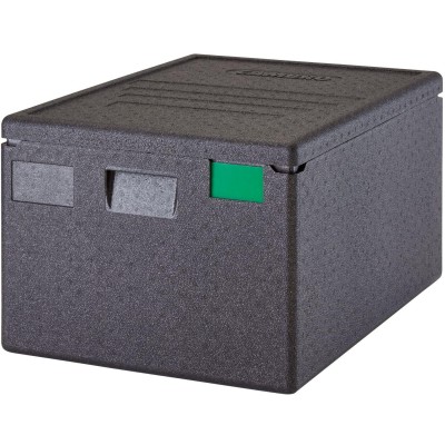 Termoizolační box Cam GoBox plnění shora, 600x400 mm, Cambro, 80 l, 80L, Černá, 690x490x(H)370mm