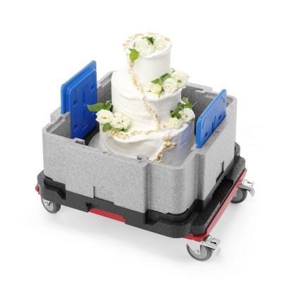 Multifunkční izolovaná nádoba Cam GoBox, Cambro, Světle šedá, 641x641x(H)754mm