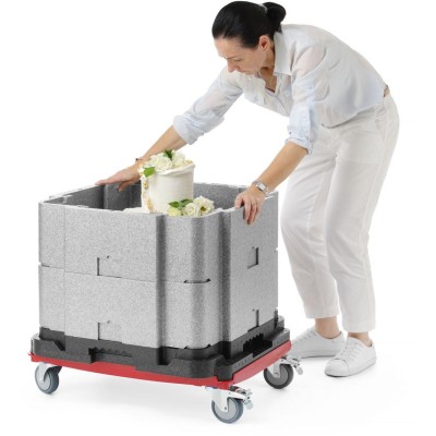 Multifunkční izolovaná nádoba Cam GoBox, Cambro, Světle šedá, 641x641x(H)754mm