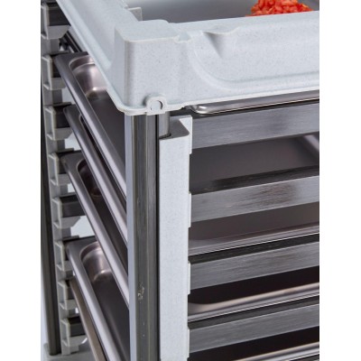 Camshelving Kontejnerový vozík, 9x GN1/1, Cambro, 730x438x(H)102mm