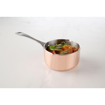 Mini rendlík s výlevkou, HENDI, 0,26L, ⌀85x(H)50mm
