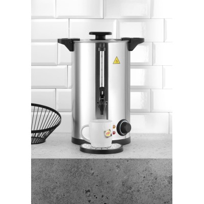 Dvoustěnný kotel na horké nápoje, HENDI, 9L, 220-240V/1500W, 340x315x(H)430mm