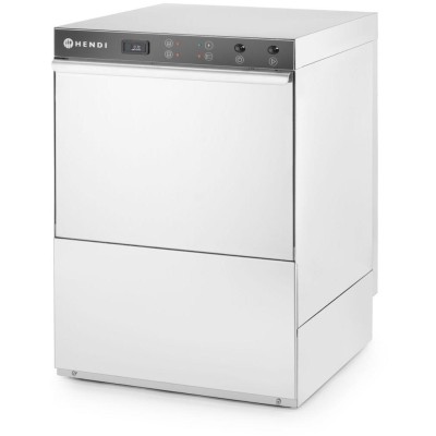 Myčka nádobí K50, HENDI, s dávkovačem mycího prostředku i vypouštěcím čerpadlem, 230V/3600W, 600x570x(H)830mm