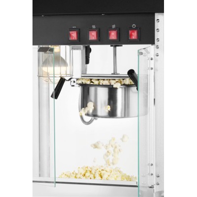 Stroj na výrobu popcornu, HENDI, Černá, 230V/1500W, 574x420x(H)778mm