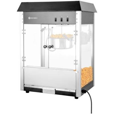 Stroj na výrobu popcornu, HENDI, Černá, 230V/1500W, 574x420x(H)778mm