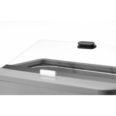 Chafing dish UNIQ, HENDI, designed by Robert Bronwasser, Bílá, 220-240V/700W, 607x402x(H)245mm