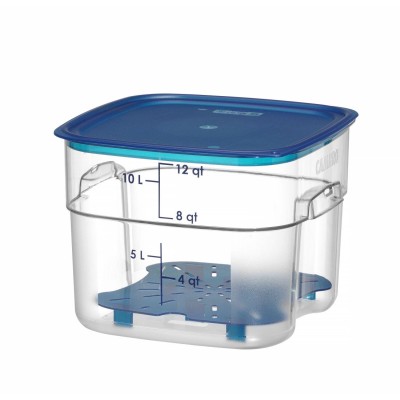 Nádoba na potraviny CamSquares Fresh Pro , Cambro, 11,4L, Průhledná, 289x289x(H)216mm