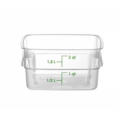 Nádoba na potraviny CamSquares Fresh Pro , Cambro, 1,9L, Průhledná, 191x191x(H)98mm