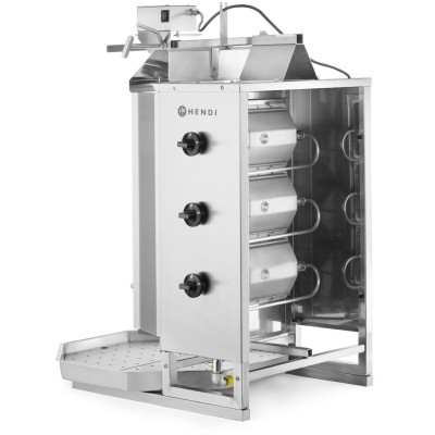 Plynový gril na kebab, HENDI, Profi Line, 9,75kW, 470x550x(H)960mm